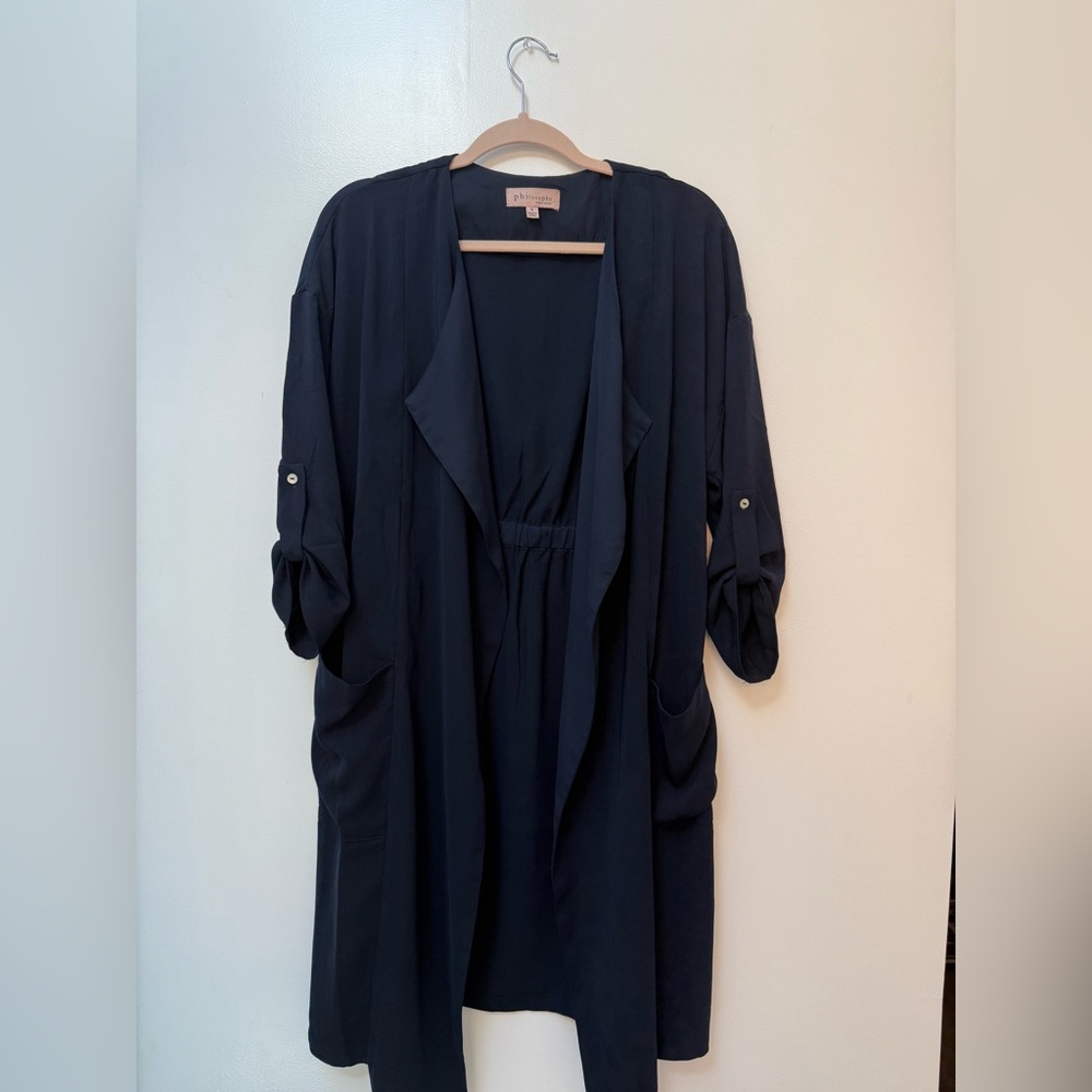 Philosophy Deep Blue Open Cardigan
